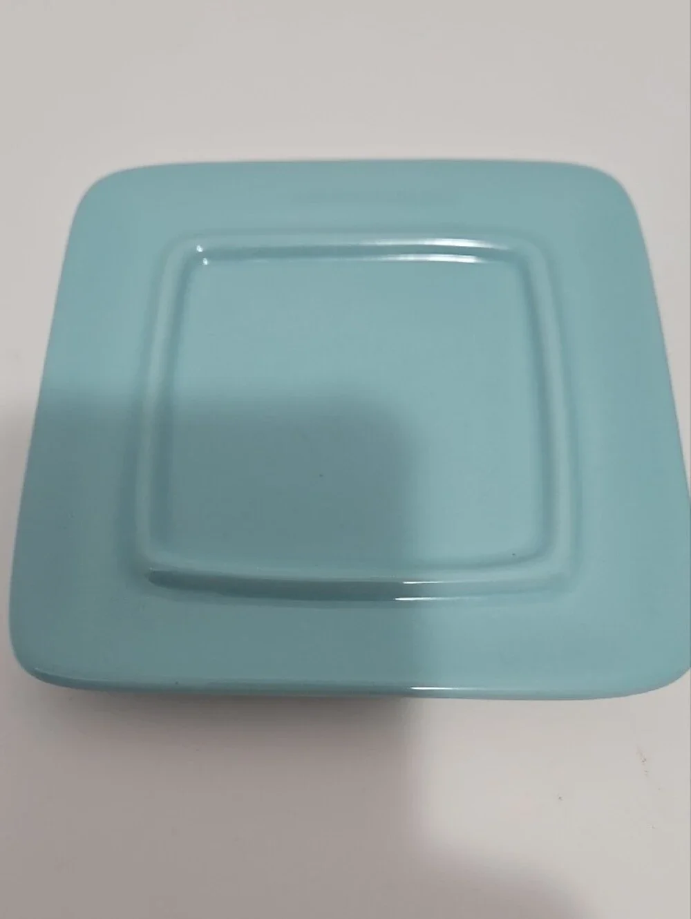 Blue Ceramic Butter Dish with Lid - Brand